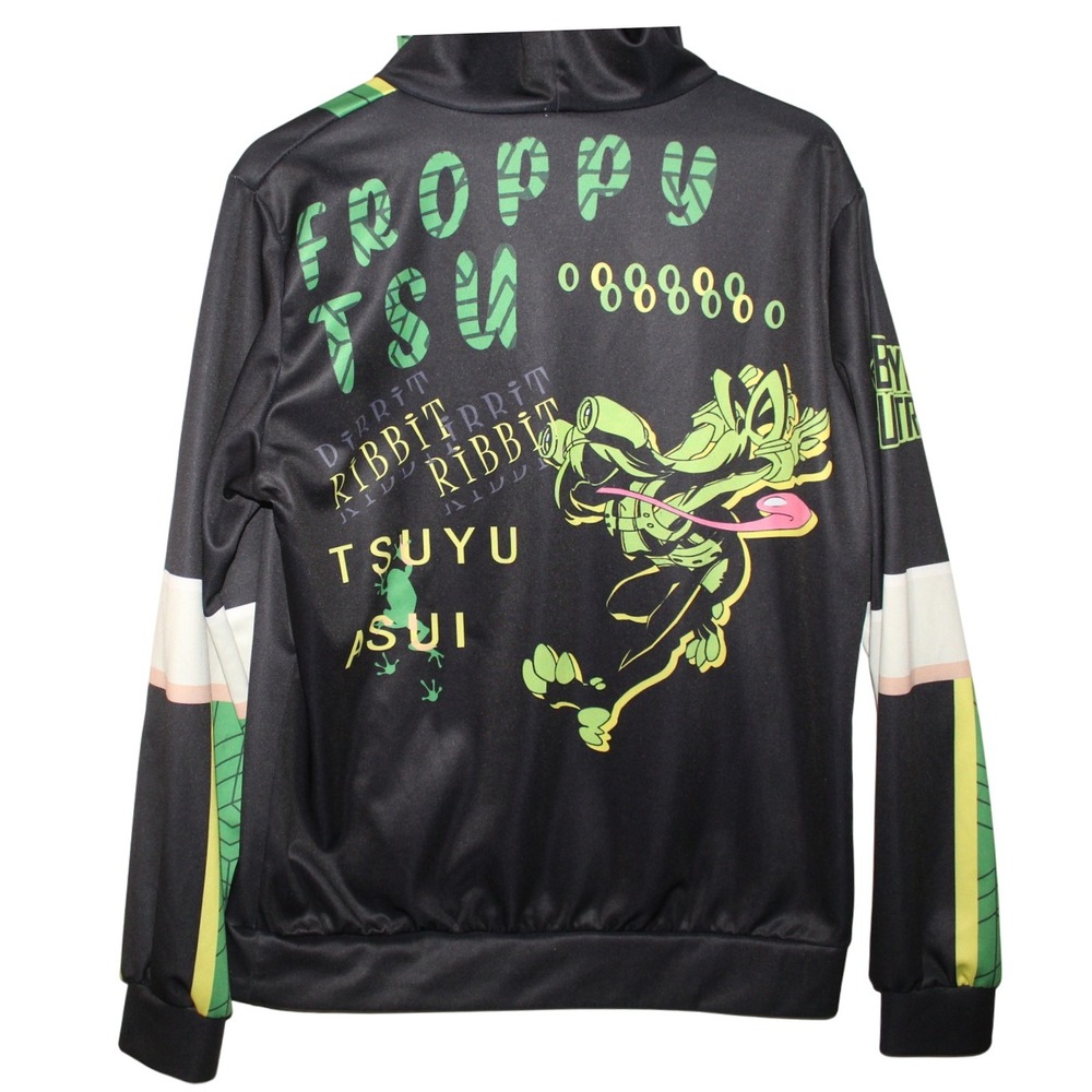 My Hero Academia Froppy Tsuyu Sui Tsu Anime Cosplay Hoodie Pullover Hoodie Black